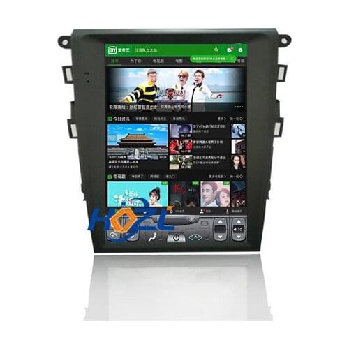 Car Auto Radio 2019 12.1" Vertical Screen Tesla style android 9.0 Car Multimedia GPS Player For FORD MONDEO 2013- AUTO A/C