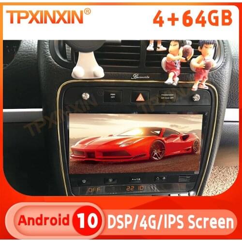 For Porsche Cayenne 2006-2010 Android 10.0 Car Radio Multimedia Player GPS Navigation Auto Stereo Recoder Head Unit DSP Carplay