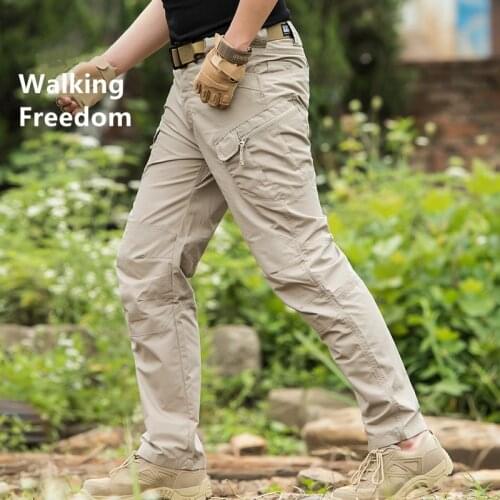 Tactical Cargo Pant Outdoor Casual Men Trouser Army Combat Hiking Camping Traveling Fishing Wear All Season Working Multi Pocket