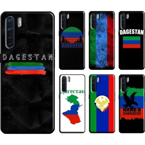 Dagestan Flag Coat Of Arms Case For OPPO A1K A3S A5S A15 A52 A72 A83 A91 F5 A5 A9 A31 A53 2020 Reno 2 Z 4 Pro Coque