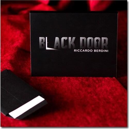 Black Door by Riccardo Berdini (2 Envelopes) Close Up Magic Illusion Mentalism Tricks For Professional Magicians,Card Magie Prop