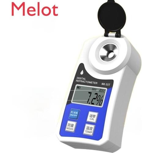 Digital Display Attenuation Meter Fruit Sugar Meter Refractometer Sweetness Tester Fruit Drop Points Detector Sweetness Meter
