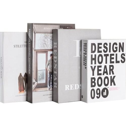 Home Decor Nordic Fake Book Box Living Room Decoration Modern Simulatio Books Cafe Tavern Home Decoration Accessories