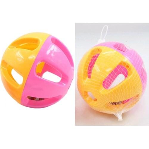 Newborn toys A Large Ring Rolling Ball Bell Baby Lovely Comfort Hand Grasp The Early Educational Toys Unisex Geometric