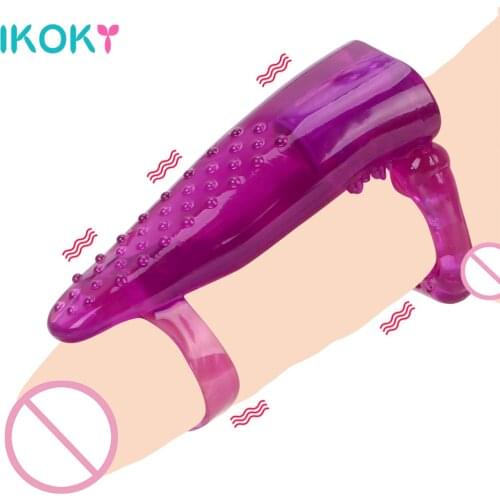 Strapon Cock Vibrator Penis Rings Enlargement Stretcher Sex Toys for Men Women Male Sextoys Couples Tools Machine Adult Porducts