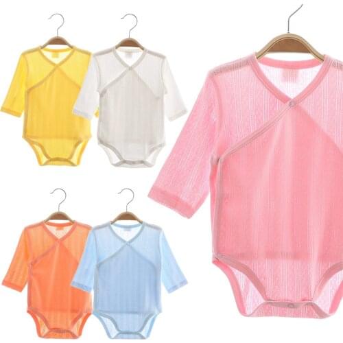 2020 Newborn Baby Girl Romper 0-2Y Spring Baby Clothes For Girls Long Sleeve Kids Boys Jumpsuit Baby Boys Outfits Clothes Summer