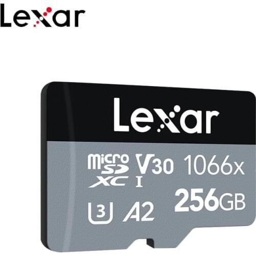Lexar Professional 1066x Memory Card 128GB 256GB Class 10 High Speed A2 V30 Micro SD Card 64GB U3 UHS-I TF Microsd Card