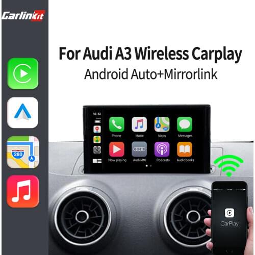 LoadKey & Carlinkit Wireless Apple CarPlay Dongle Android Auto Decoder for Audi A3 Q1 MuItimedia AriPlay Mirrorlink Map Siri Kit