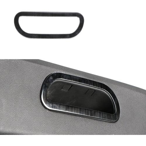 Lsrtw2017 Stainless Steel Car Trunk Rear Door Handle Frame Trims for Chevrolet Orlando Onix 2018 2019 2020 Accessories Kit Auto