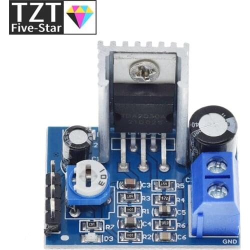 TZT TDA2030 Module Power Supply TDA2030 Audio Amplifier Board Module TDA2030A 6-12V Single