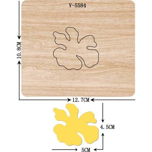 New flowers wooden dies cutting dies for scrapbooking Multiple sizes V-5584