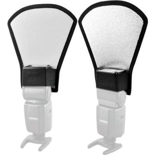 Flash Reflectors Shovel Photography Equipment Soft Cover Soft Diffuser Silver White Reflective