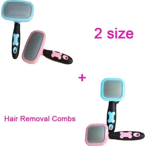 Pet Dogs Cats Hair Removal Comb Grooming Cats Comb Pet Products Cat Flea Comb Pet Comb for Dogs Grooming Toll Hair Brush Trimmer