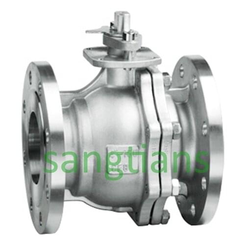 Stainless Steel FLANGED BALL VALVE, flanged ball valve,dn25 ,ss304 Q41F 16P