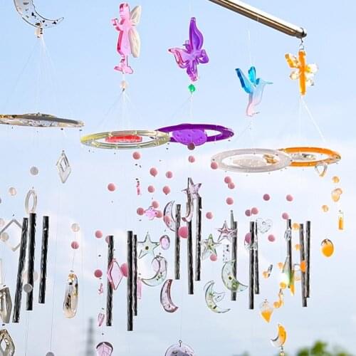 1 Set Silicone Mold Resin Craft Multiple Size Wind Chime Material Handmade Tool Easy to Release DIY Accessories for Home Decor