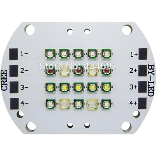 Custom DIY Led Aquarium Tank Lamp Light Cree XP-E XPE + Epileds Led Bulb Lamp Light For Coral Reef Sea Led Lightings