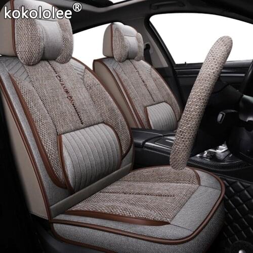 Kokololee fabric car seat cover For Toyota rav4 wish Prado hilux mark auris prius camry corolla crown chr Land Cruiser car seats
