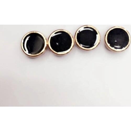 Good quality shirt buttons 9mm round metal gold buttons sewing zinc alloy buttons 100pcs sewing supplies wholesale