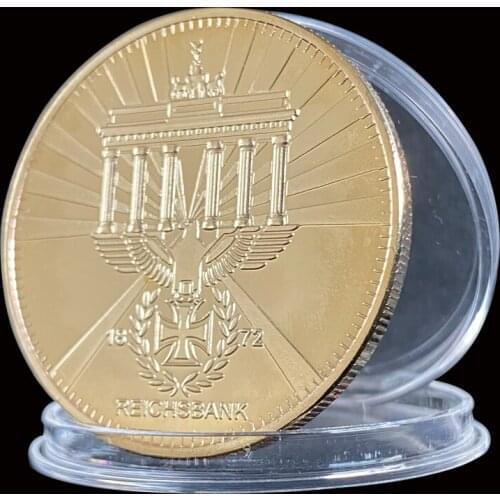 1872 German Eagle Cross Reichsbank Gold Direktorium Metal Eagle Coins