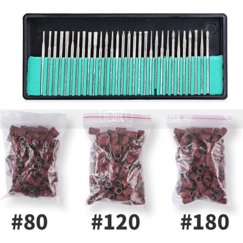 100Pcs Nail Art Sanding Bands Apparatus For Manicure Gel Nail Polish Remover File For Electric Drill Machine Accessories Bits