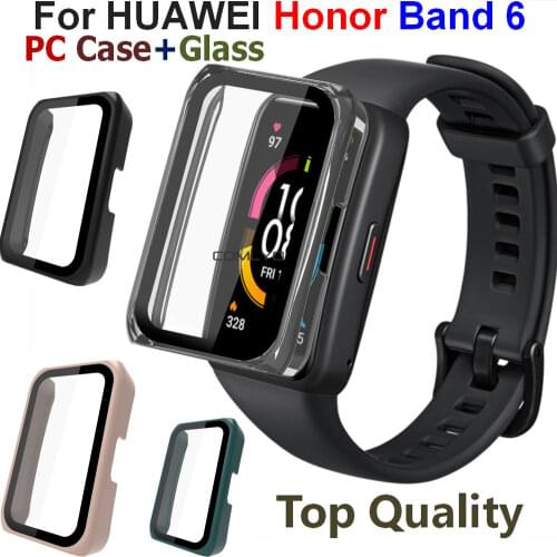 For Huawei band 6 Smart Bracelet Band Sport Silicone Watchband Replacement 3D Screen Protective Film for Honor band6 Strap Wrist