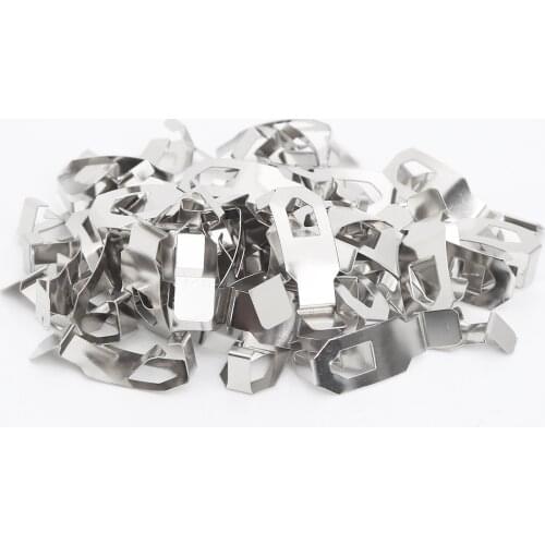 50Pcs Picture Photo Frame Fastener Clips Anti Rust Metal Spring Turn Clamps DIY Bulletin Boards Woodworking Craft Fixing Hangers