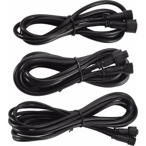 8/12MM IP67 LED Extend Cables Application Single Colors Lamps 2 PIN with 1/2/3Meter Extension Cord 5pcs/lot