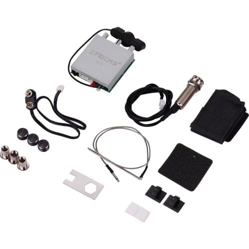 Acoustic Folk Classic Guitar Piezo Pickup Preamp Microphone Pickup Double Pick-up System with Microphone Volume Guitar Volume