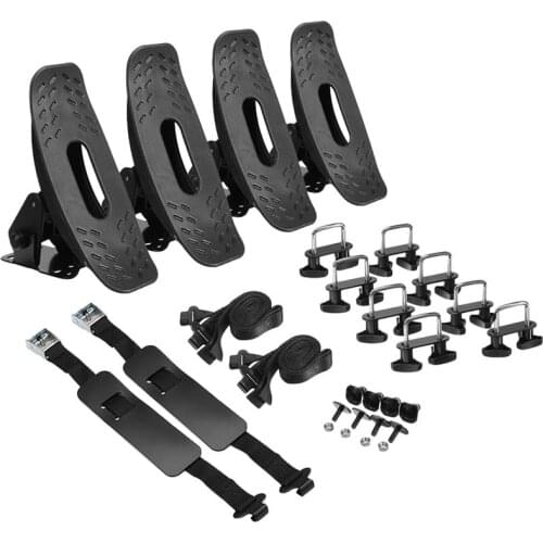 1 Set Car Kayak Rack Holder Kayak Carrier Saddle Watercraft Roof Rack Arm Canoe Boat Car Roof Top Boat Rack