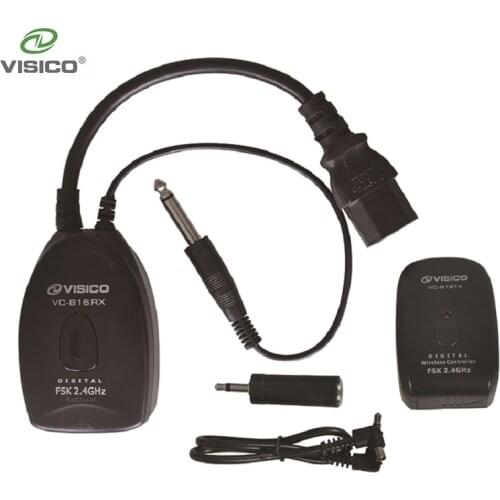 Visico VC-816 Kit 3V Battery 16 Channel Radio Slave Flash Wireless Radio Trigger & Remote Control for Bowens, Elinchrom, VISICO