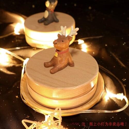 Beech Baby Tooth Storage Box Milk Teeth Memory Keeper Case Organizer Kids Keepsake Gift Home Decorations