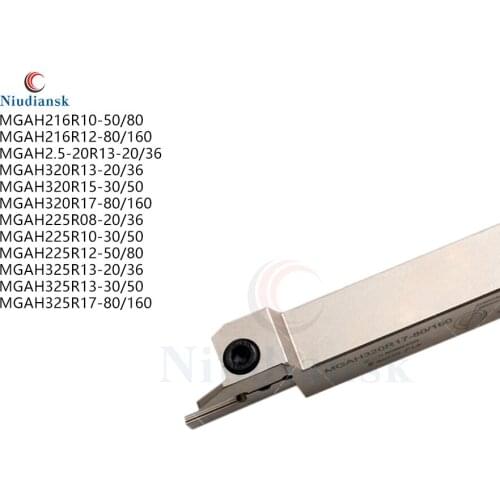 MGAH216R10-50/80 MGAH2.5-20R13-20/36 CNC Lathe Grooving Turning Tool MGAH320R15 Slotting Tool Holder MGAH225R12 MGAH325R17-80/16
