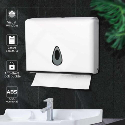 Toilet Paper Towel Dispenser Tissue Box Holder Commercial-Paper-Hand-Towel-Dispenser-C-Fold-Wall-Mounted Ship From AU