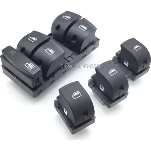 4F0959851 Electric Window Master Single Control Switch For AUDI A3 A6 S6 C6 Allroad Q7 RS6 06-07 OE # 4F0 959 851 / 4F0959855