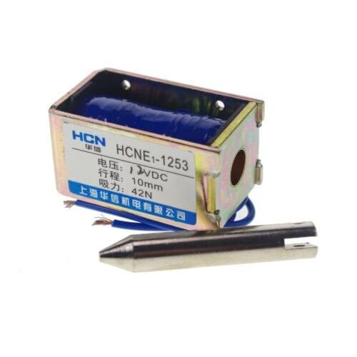 12V 4.2kg 9LB 10mm Stroke force Electromagnet Solenoid x 1
