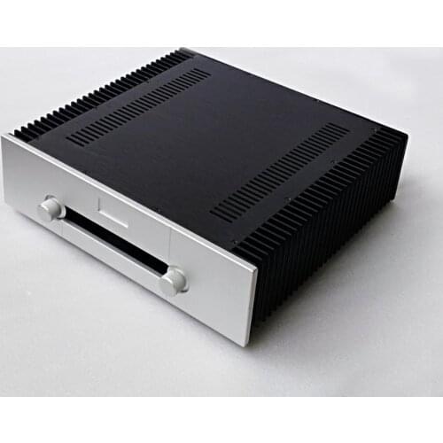 GAOWEN-B 430MM*120MM*413MM Integrated Amplifier Chassis All Aluminum Enclosure Large Power Amplifier Case DIY Box