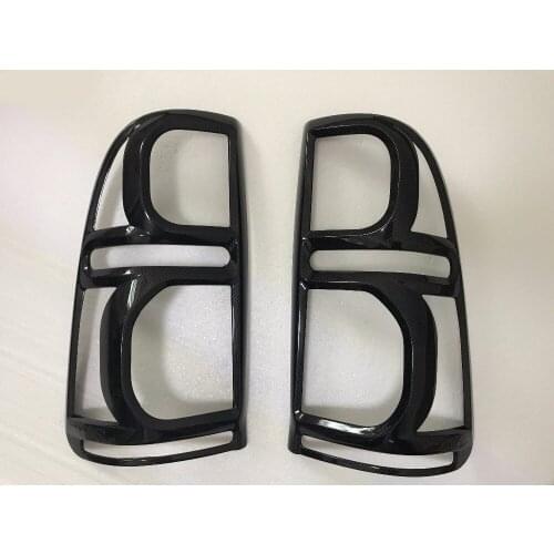 For toyota hilux accessories ABS matte black rear lamp cover tail lamp casing fit for toyota hilux vigo 2012-2014 car styling