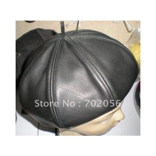 Leather Skullies Cap Hats 5pcs/lot #2278