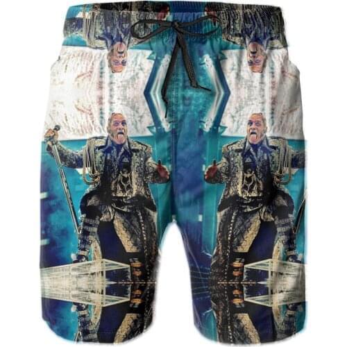 Summer Men Beach Short Breathable Quick Dry Funny Novelty R320 Casual Till And Lindemann In Concert Pants