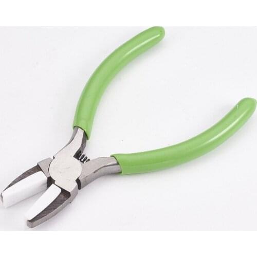 2021 New Nylon Head Steel Jaw Pliers for Beading Looping Shaping Wire Jewelry Making Tool Hardware Accessories for Jewelry