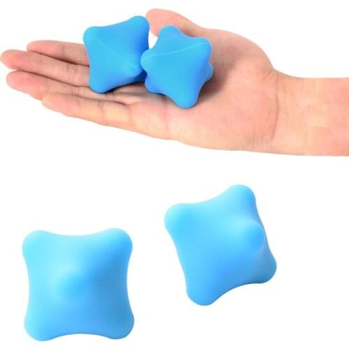 New Fitness Hand Silicone Massage Ball PVC Soles Sensory Training Grip the Ball Portable Physiotherapy Silicone Hexagonal Ball