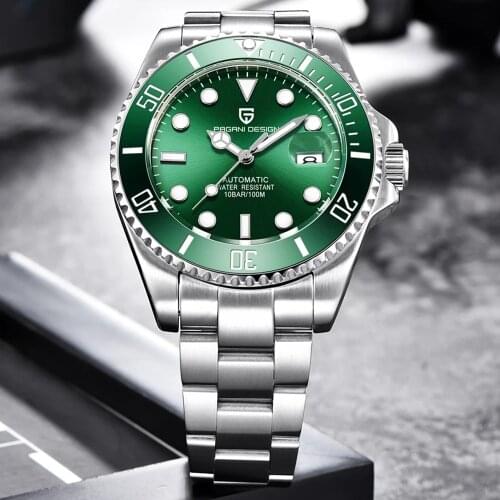 PAGANI DESIGN Brand Men Mechanical Wristwatch Luxury Ceramic Bezel Automatic Watch Sapphire Glass Men Watches Relogio Masculino