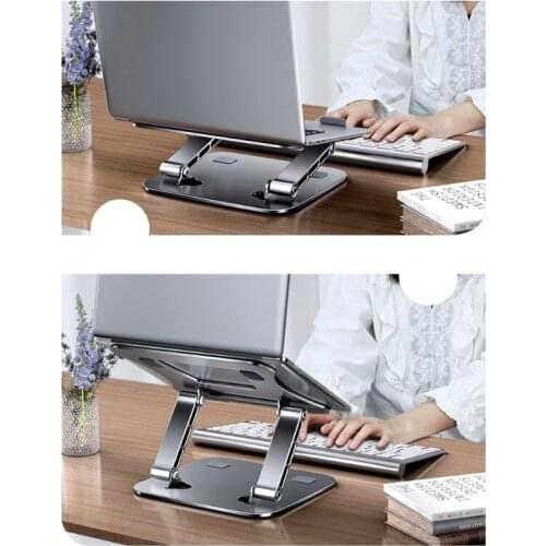 R58A Laptop Stand Riser Cooling Bracket Computer Holder Heat Dissipation Aluminum Alloly PC Adjustable Cooler