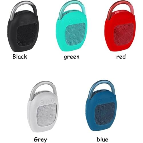 Portable Case Storage Bag Protective Cover for JBL Clip 4 Bluetooth Speaker Protective Cover Made Of Soft Raw Material Silicone