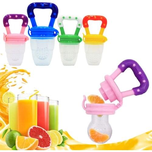 Baby Food Nipple Feeder Silicone Pacifier Fruits Feeding Supplies Soother Nipples Soft Feeding Tool Bottle Kids Standard 30ml