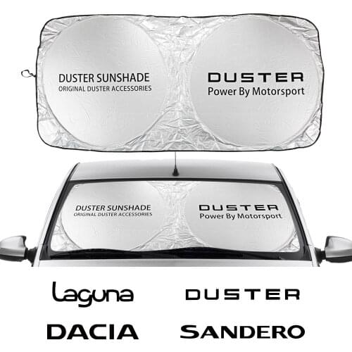 Car Windshield Sun Shade Cover For Dacia Duster 1.0 Tce Turbo Logan 1.4 1.6 Mpi Dci Mcv Sandero R4 Accessories Anti UV Reflector