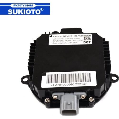 SUKIOTO NZMNS111LBNA NZMNS111LANA OEM Ballast 35W Xenon D2R D2S HID Headlight Ballast For Altima Maxima Murano Car Headlight