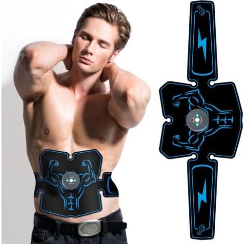 Smart EMS Electric Pulse Treatment Massager Abdominal Muscle Stimulator EMS Fat Burning Fitness Body Slim Weight Loss Exerciser