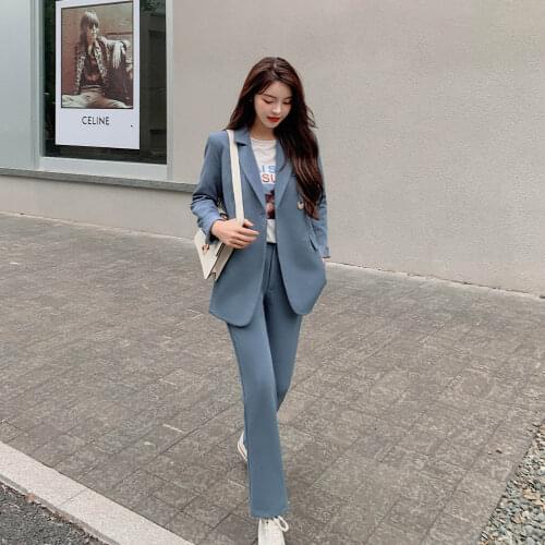XinCOOLEr Women's Trouser Suits Two