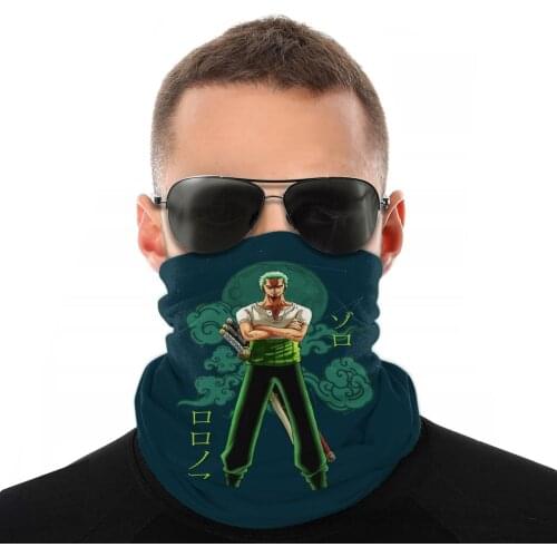 Zoro Nothing Scarf Neck Face Mask Men Women Fashion Tube Mask Tubular Bandanas Polyester Headband Cycling Hiking